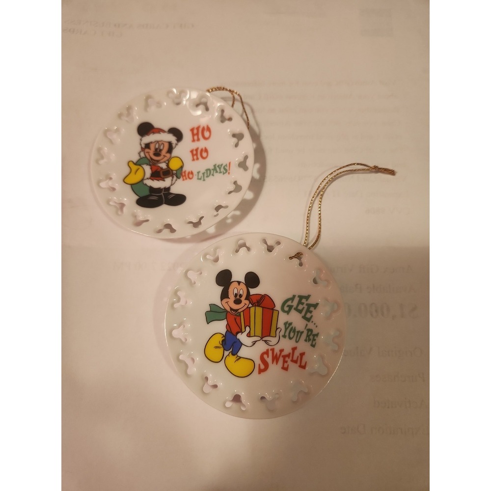 Disney Christmas ornaments
